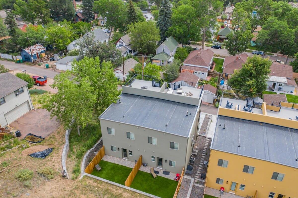 4Bd Home W Rooftop Patio Fire Pit & Mountain Views Colorado Springs Exteriör bild